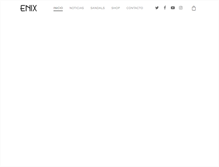Tablet Screenshot of enixsandals.com